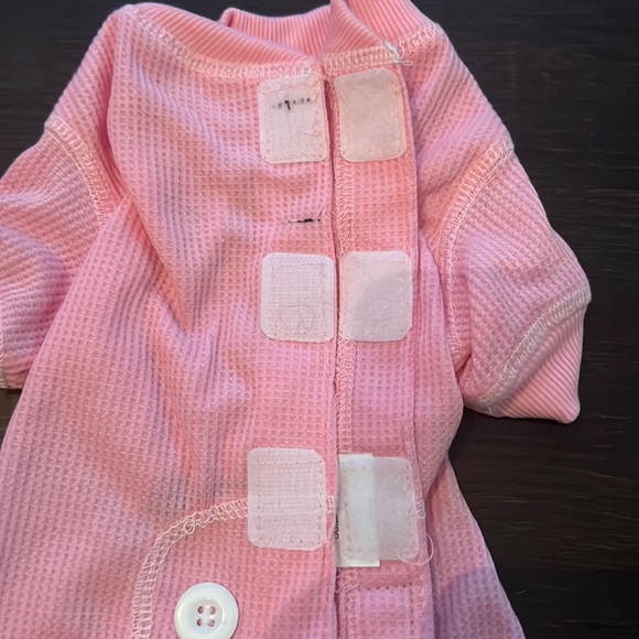 Fir baby pajamas. Cuddle up with them in this adorable pink comfy PJ in size XS - Picture 8 of 10